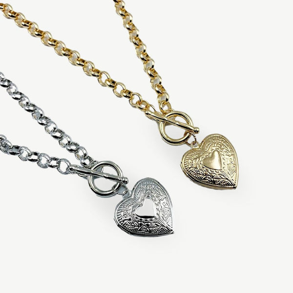 Ladies Love Lock Necklace - Prism Jeweller