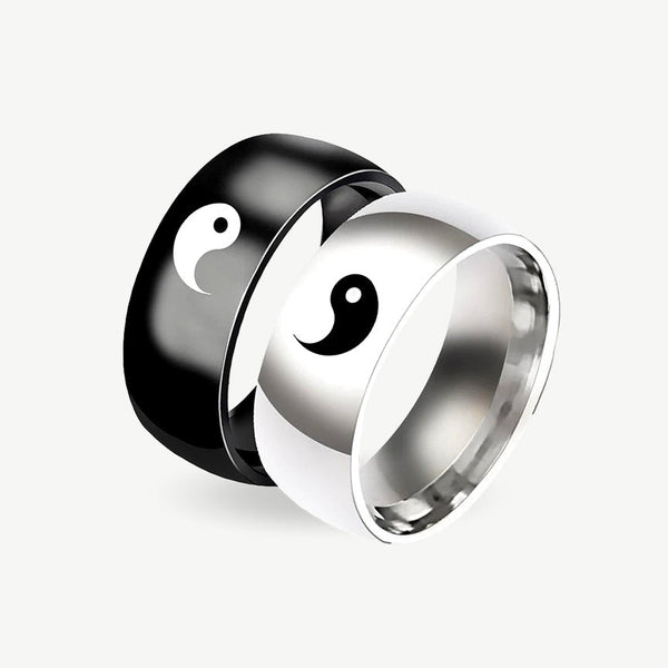 Yin-Yang Ring Set - Prism Jeweller