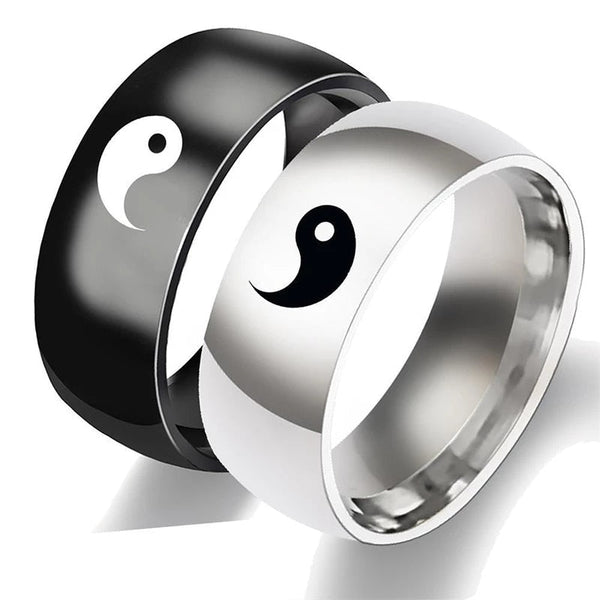 Yin-Yang Ring Set - Prism Jeweller